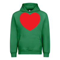 Emerald big heart Urban Hoodie - linhVisuals