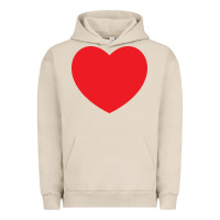 Pigment French Oak big heart Urban Hoodie - linhVisuals