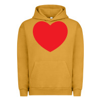 Pigment Peanut Butter big heart Urban Hoodie - linhVisuals