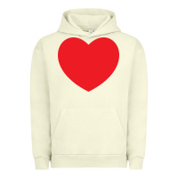 Pigment Pistachio big heart Urban Hoodie - linhVisuals