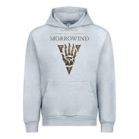 Heather Grey morrowind Urban Hoodie - linhVisuals