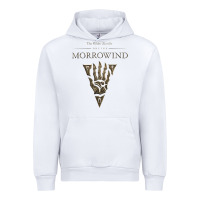 White morrowind Urban Hoodie - linhVisuals
