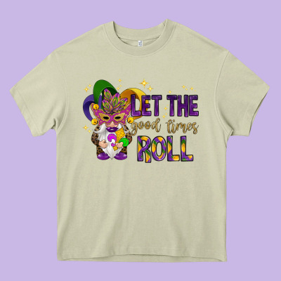 Let The Good Times Roll With Gnome Heavy Core Tee Designed By Howdyjamesfarm