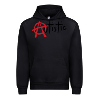 Black autistic punk Urban Hoodie - linhVisuals