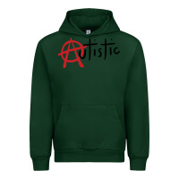 Forest Green autistic punk Urban Hoodie - linhVisuals