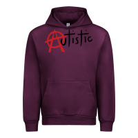 Mauve Wine autistic punk Urban Hoodie - linhVisuals