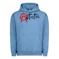 Pigment Pebble Blue autistic punk Urban Hoodie - linhVisuals