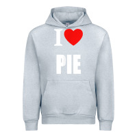 Heather Grey retro vintage classic i love pie for pie lovers cooks chefs t shirt Urban Hoodie - linhVisuals