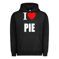 Pigment Black retro vintage classic i love pie for pie lovers cooks chefs t shirt Urban Hoodie - linhVisuals