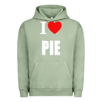 Pigment Oil Green retro vintage classic i love pie for pie lovers cooks chefs t shirt Urban Hoodie - linhVisuals