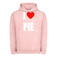 Pigment Salmon retro vintage classic i love pie for pie lovers cooks chefs t shirt Urban Hoodie - linhVisuals