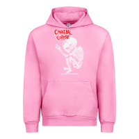 Fuchsia Pink butchered at birth Urban Hoodie - linhVisuals