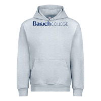 Heather Grey Baruch College Urban Hoodie - linhVisuals