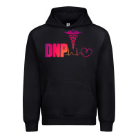 Black dnp doctor of nursing practice heartbeat color rn nurse Urban Hoodie - linhVisuals