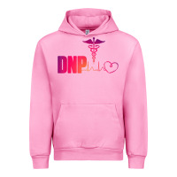 Fuchsia Pink dnp doctor of nursing practice heartbeat color rn nurse Urban Hoodie - linhVisuals