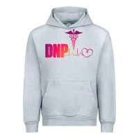 Heather Grey dnp doctor of nursing practice heartbeat color rn nurse Urban Hoodie - linhVisuals