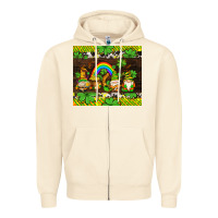 Sandshell western st patricks gnomes Zipper Hoodie - AdoDesignShop