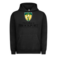 Pigment Black SUNY Brockport College Urban Hoodie - linhVisuals