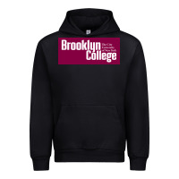 Black Brooklyn College Urban Hoodie - linhVisuals