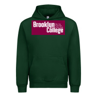 Forest Green Brooklyn College Urban Hoodie - linhVisuals