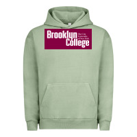 Pigment Oil Green Brooklyn College Urban Hoodie - linhVisuals