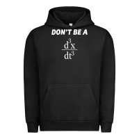 Pigment Black don't be a jerk funny math   scholar teacher nerd physics premium Urban Hoodie - linhVisuals