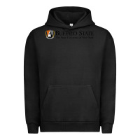 Pigment Black SUNY Buffalo State College Urban Hoodie - linhVisuals
