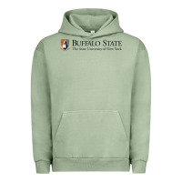 Pigment Oil Green SUNY Buffalo State College Urban Hoodie - linhVisuals