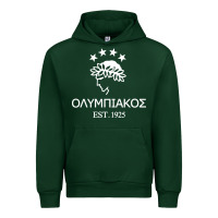 Forest Green olympiakos greek Urban Hoodie - linhVisuals