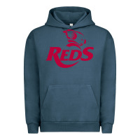 Pigment Midnight Navy queensland reds rugby super league Urban Hoodie - linhVisuals