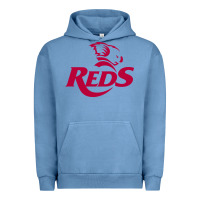 Pigment Pebble Blue queensland reds rugby super league Urban Hoodie - linhVisuals