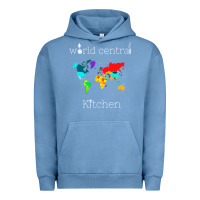 Pigment Pebble Blue world central kitchen Urban Hoodie - linhVisuals