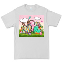 Dove Grey easter Premium Tee - CowGirlArtShop