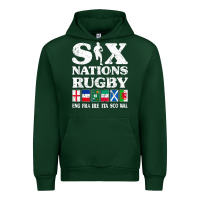 Forest Green rugby 6 nations england france ireland italy scotland wales t shirt Urban Hoodie - linhVisuals