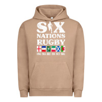 Pigment Burro rugby 6 nations england france ireland italy scotland wales t shirt Urban Hoodie - linhVisuals