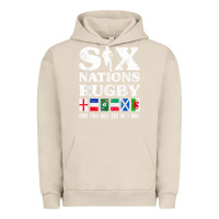 Pigment French Oak rugby 6 nations england france ireland italy scotland wales t shirt Urban Hoodie - linhVisuals