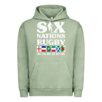 Pigment Oil Green rugby 6 nations england france ireland italy scotland wales t shirt Urban Hoodie - linhVisuals