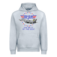 Heather Grey top gun the best of the best Urban Hoodie - linhVisuals