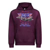 Mauve Wine top gun the best of the best Urban Hoodie - linhVisuals