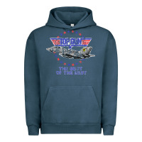 Pigment Midnight Navy top gun the best of the best Urban Hoodie - linhVisuals