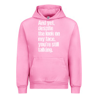 Fuchsia Pink trending sarcastic adult humor Urban Hoodie - linhVisuals