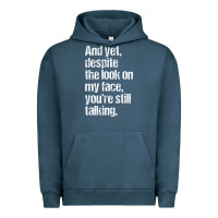 Pigment Midnight Navy trending sarcastic adult humor Urban Hoodie - linhVisuals