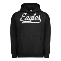 Pigment Black eagles school sports fan team spirit mascot gift Urban Hoodie - linhVisuals