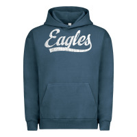 Pigment Midnight Navy eagles school sports fan team spirit mascot gift Urban Hoodie - linhVisuals