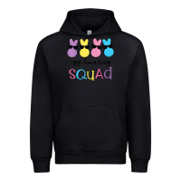 Black easter egg hunting squad kindergarten squad girls boys kids Urban Hoodie - linhVisuals