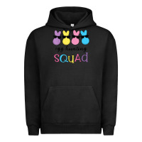 Pigment Black easter egg hunting squad kindergarten squad girls boys kids Urban Hoodie - linhVisuals