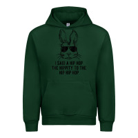 Forest Green sunglass bunny hip hop hippity  easter gift  mens & womens t shirt Urban Hoodie - linhVisuals