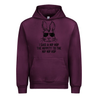 Mauve Wine sunglass bunny hip hop hippity  easter gift  mens & womens t shirt Urban Hoodie - linhVisuals