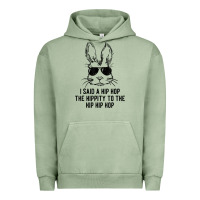 Pigment Oil Green sunglass bunny hip hop hippity  easter gift  mens & womens t shirt Urban Hoodie - linhVisuals