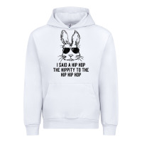 White sunglass bunny hip hop hippity  easter gift  mens & womens t shirt Urban Hoodie - linhVisuals